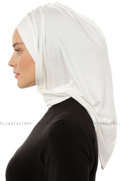 Isra Plain - Hijab One-Piece Viscosa Creme