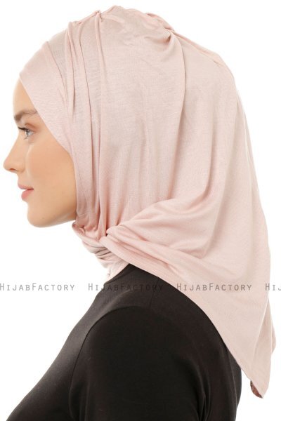 Isra Plain - Hijab One-Piece Viscosa Rosa Antico