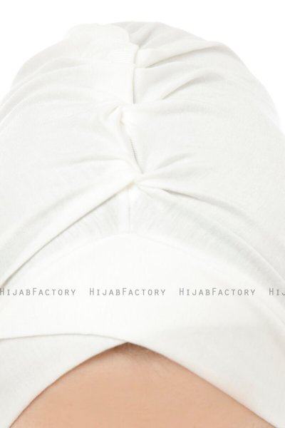 Isra Cross - Hijab One-Piece Viscosa Creme