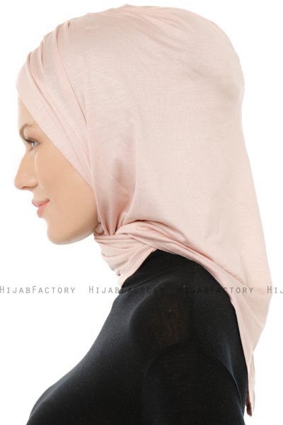 Isra Cross - Hijab One-Piece Viscosa Rosa Antico