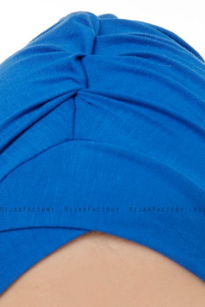 Isra Cross - Hijab One-Piece Viscosa Blu