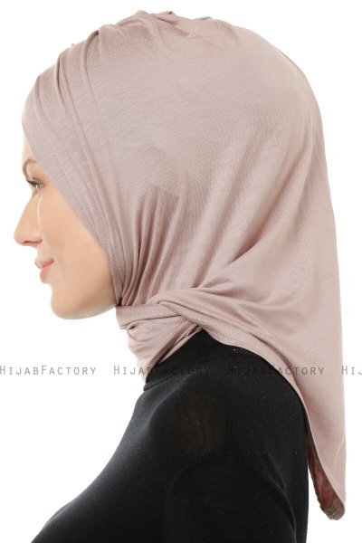 Isra Cross - Hijab One-Piece Viscosa Grigio Pietra