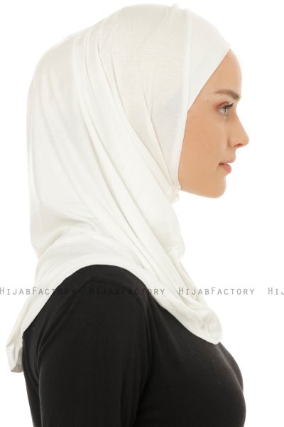 Hanfendy Plain Logo - Hijab One-Piece Creme