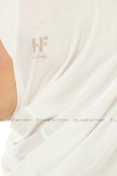 Hanfendy Plain Logo - Hijab One-Piece Creme