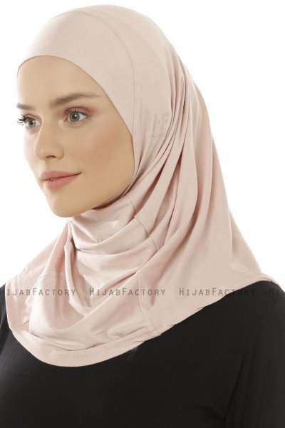 Hanfendy Plain Logo - Hijab One-Piece Rosa Antico