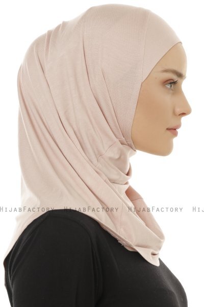 Hanfendy Plain Logo - Hijab One-Piece Rosa Antico