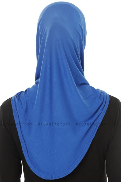Hanfendy Plain Logo - Hijab One-Piece Blu