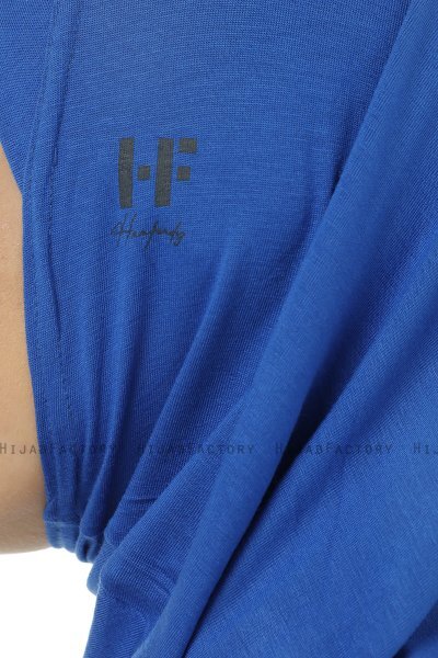 Hanfendy Plain Logo - Hijab One-Piece Blu