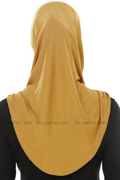 Hanfendy Plain Logo - Hijab One-Piece Mostarda