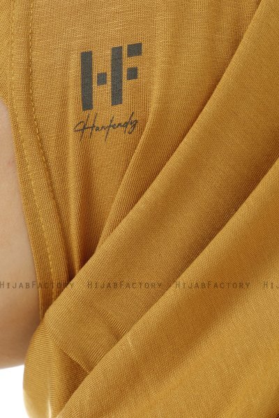 Hanfendy Plain Logo - Hijab One-Piece Mostarda