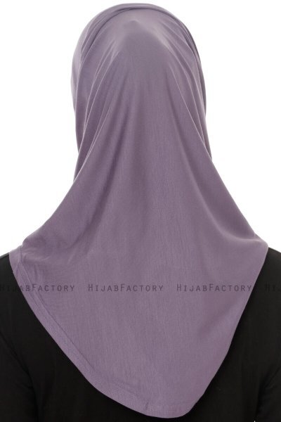 Hanfendy Plain Logo - Hijab One-Piece Viola Scuro
