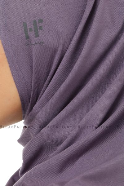 Hanfendy Plain Logo - Hijab One-Piece Viola Scuro