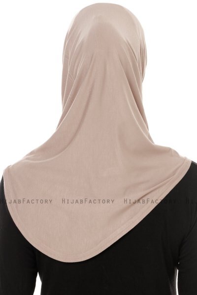 Hanfendy Plain Logo - Hijab One-Piece Grigio Pietra