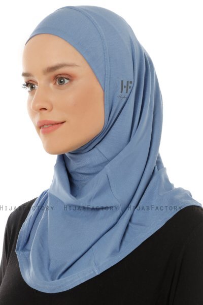 Hanfendy Plain Logo - Hijab One-Piece Indaco