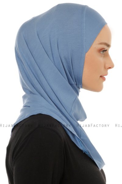 Hanfendy Plain Logo - Hijab One-Piece Indaco