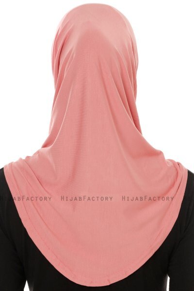 Hanfendy Plain Logo - Hijab One-Piece Rosa Scuro