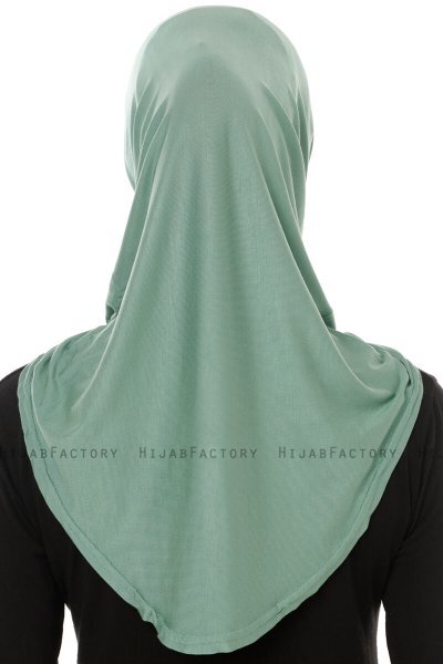 Hanfendy Plain Logo - Hijab One-Piece Verde