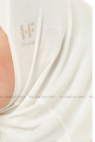 Hanfendy Cross Logo - Hijab One-Piece Creme