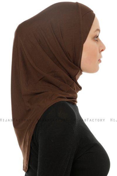 Hanfendy Cross Logo - Hijab One-Piece Marrone