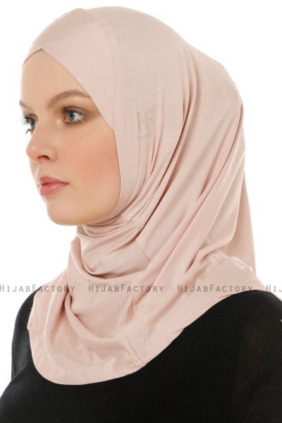 Hanfendy Cross Logo - Hijab One-Piece Rosa Antico