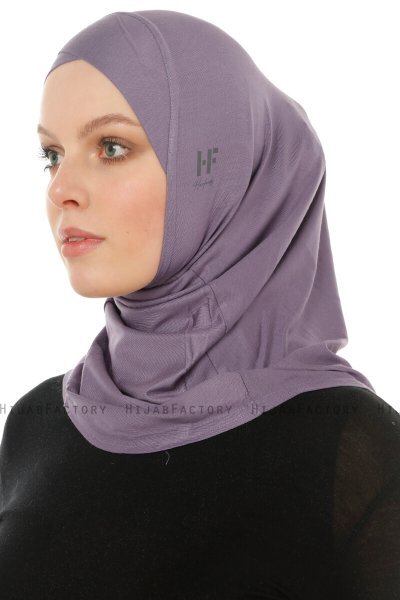 Hanfendy Cross Logo - Hijab One-Piece Viola Scuro
