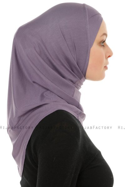 Hanfendy Cross Logo - Hijab One-Piece Viola Scuro