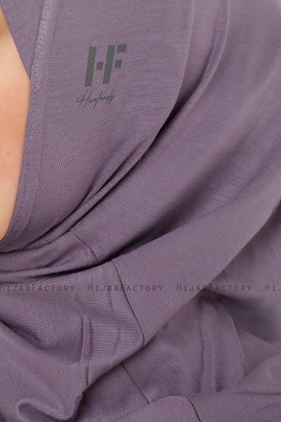 Hanfendy Cross Logo - Hijab One-Piece Viola Scuro