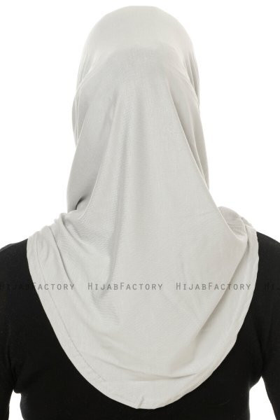 Hanfendy Cross Logo - Hijab One-Piece Grigio Chiaro