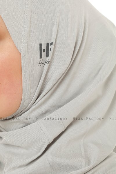 Hanfendy Cross Logo - Hijab One-Piece Grigio Chiaro
