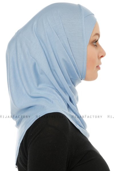Hanfendy Cross Logo - Hijab One-Piece Azzurro