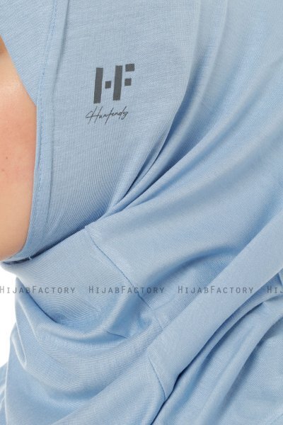 Hanfendy Cross Logo - Hijab One-Piece Azzurro