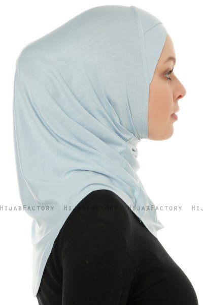 Hanfendy Cross Logo - Hijab One-Piece Baby Blue
