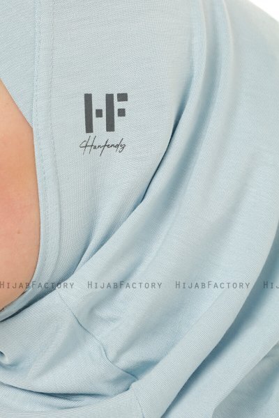 Hanfendy Cross Logo - Hijab One-Piece Baby Blue