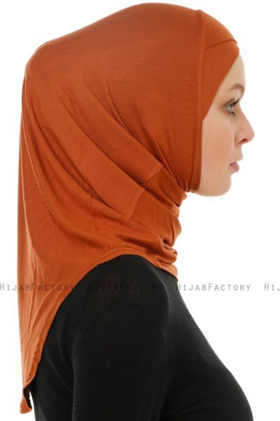 Hanfendy Cross Logo - Hijab One-Piece Rosso Mattone
