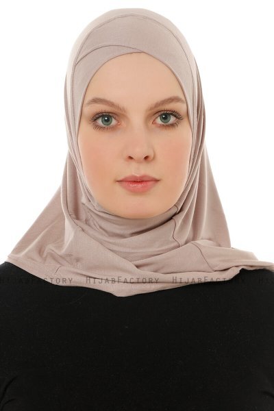 Hanfendy Cross Logo - Hijab One-Piece Grigio Pietra