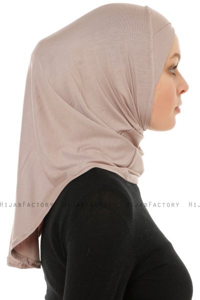 Hanfendy Cross Logo - Hijab One-Piece Grigio Pietra