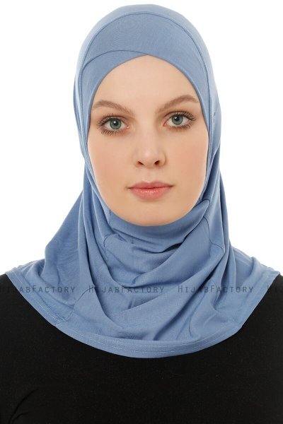 Hanfendy Cross Logo - Hijab One-Piece Indaco