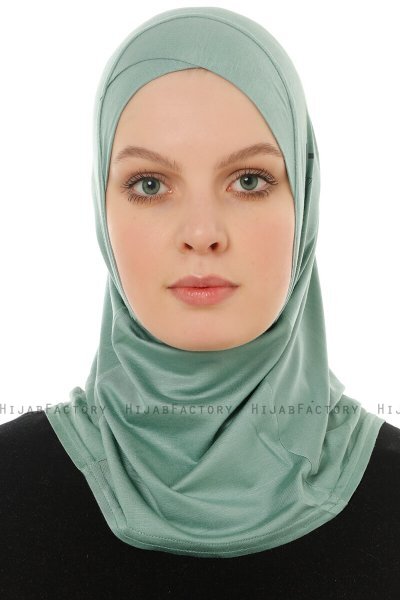 Hanfendy Cross Logo - Hijab One-Piece Verde