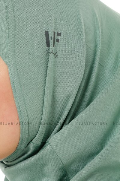 Hanfendy Cross Logo - Hijab One-Piece Verde