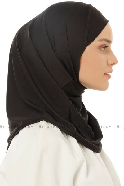 Micro Plain - Hijab One-Piece Nero