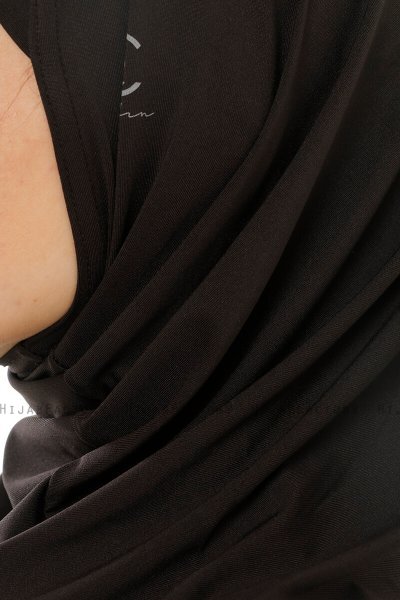 Micro Plain - Hijab One-Piece Nero