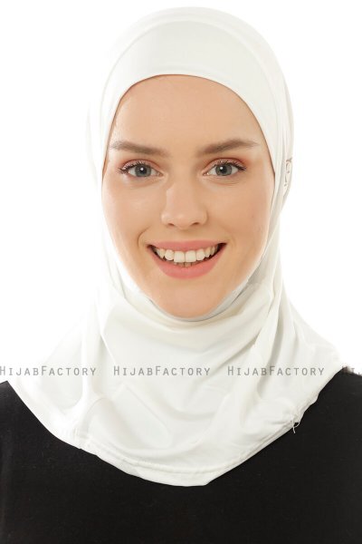 Micro Plain - Hijab One-Piece Creme