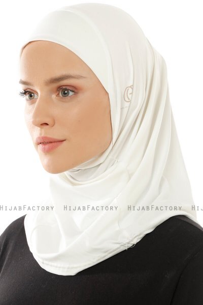 Micro Plain - Hijab One-Piece Creme