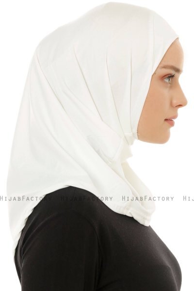 Micro Plain - Hijab One-Piece Creme