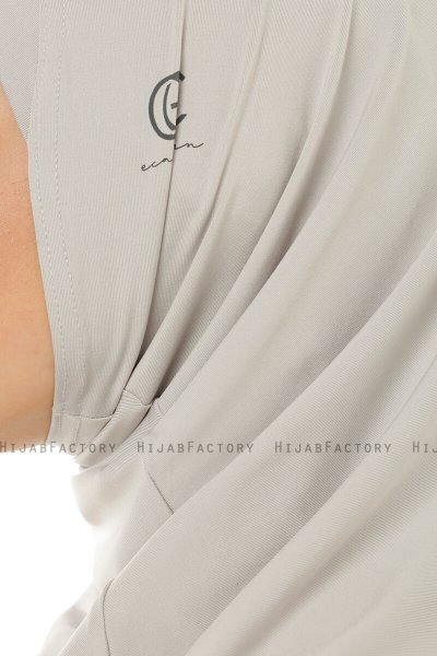 Micro Plain - Hijab One-Piece Grigio Chiaro