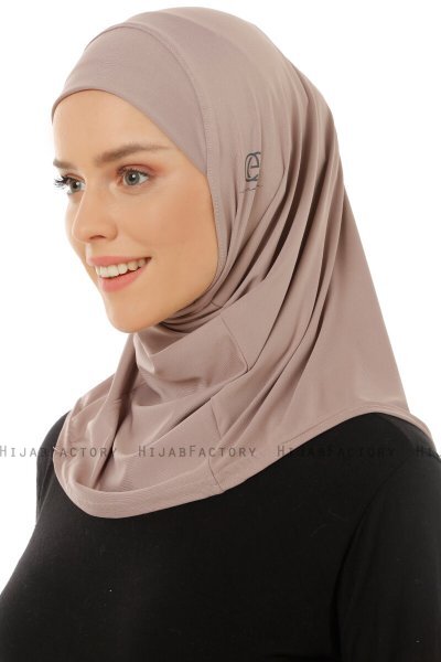 Micro Plain - Hijab One-Piece Grigio Pietra