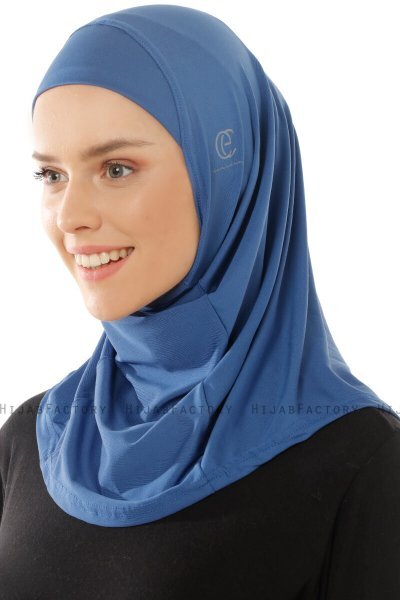Micro Plain - Hijab One-Piece Indaco