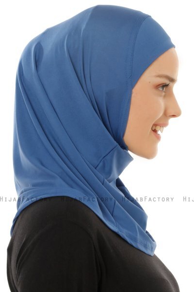 Micro Plain - Hijab One-Piece Indaco