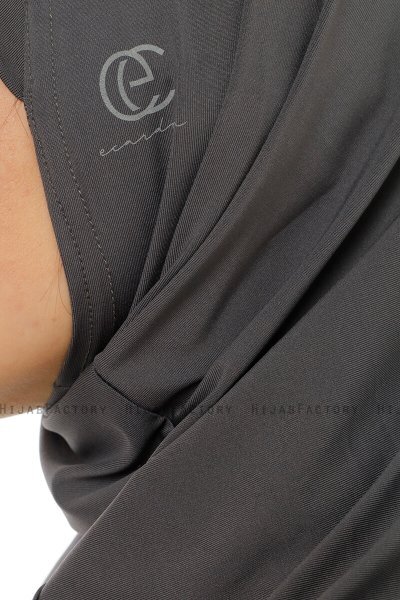 Micro Plain - Hijab One-Piece Antracite