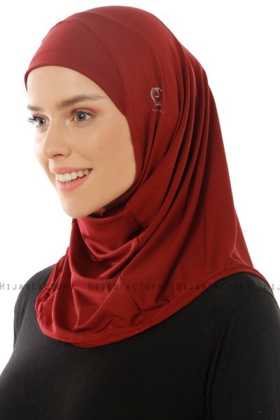 Micro Plain - Hijab One-Piece Bordò